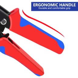 Hand Crimping Tool 0.25-2.5mm² Adjustable Ratchat Crimper Plier 280pcs Cable Lugs Assortment Kit Insulated Wire Crimp Set SN-02C