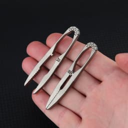2024 NEW TC4 Titanium Steel Tweezers Multifunction With Corkscrew CNC Machining Clips Keychain Pendant Tool Outdoor EDC Gadget