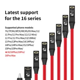 MECHANIC Phone Power Air Boot Line DC Power Supply Test Cable for iPhone 7-11 12 13 14 15 16 Pro Max Motherboard Activation Cord