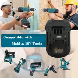 Battery Adapter For Bosch 18V Convert To For Makita 18V Converter With USB For Makita 18V Electric Tool BAT618 BAT609G BS18MT