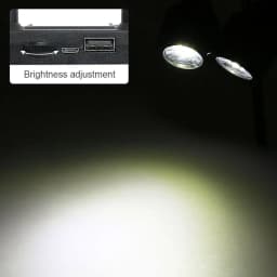 Microscope Dual Light Source Illumination Portable Lamp for MG1600 Soldering Microscope Adjustable Brightness Bendable Bracket