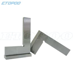 Stainless Steel 90 Degree Miter Angle Corner Ruler Wide Base Gauge Measuring Tools DIN875/2 Standard With Stop
