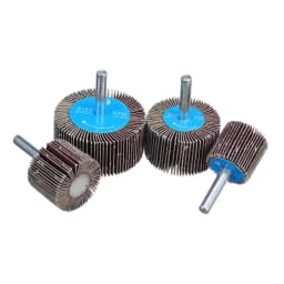 4pc Emery Cloth Sanding Flap Wheel 80Grit With 6mm Mandrel Rod Abrasive Sandpaper Polishing Tools 25 30 40 50mm For Rotary Tool