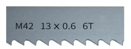 M42 bimetal 1/2 "band saw blade for woodworking. 1140-2930mm*13mm*0.6mm, with 6-14tpi band saw blade, support customization.