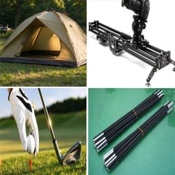 Solids Carbon Fiber Rod 1MM 2MM 3MM 4MM 5MM 6MM 7MM 8MM -18MM (250-500MM) Reinforcement Rod High Strength Light Weight for DIY