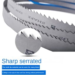1Pc Customizable Professional M42 Bi-Metal Bandsaw Blades Various Pitches 1085-1840mm*13mm*0.6mm for Cutting Metal and Hardwood