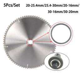5Pc 16mm 20mm 25.4mm 30mm Circular Saw Blade Reducing Rings Conversion Ring Cutting Disc Woodworking Tools Cutting Washer Set