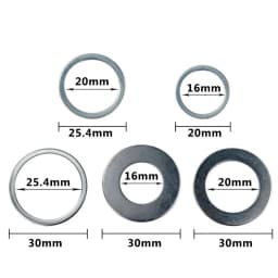 5Pc 16mm 20mm 25.4mm 30mm Circular Saw Blade Reducing Rings Conversion Ring Cutting Disc Woodworking Tools Cutting Washer Set