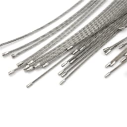 10pcs Screw Locking Stainless Steel Wire Keychain Cable Rope Key Holder Keyring Key Chain Rings Cable Outdoor Tools Parts