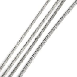 10pcs Screw Locking Stainless Steel Wire Keychain Cable Rope Key Holder Keyring Key Chain Rings Cable Outdoor Tools Parts