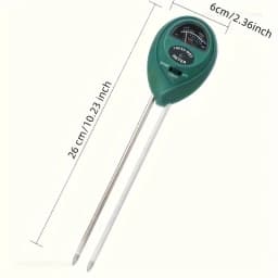 3 in 1 Soil PH Meter Sunlight PH Tester Garden Flowers Soil Moisture Sensor Meter Plants Acidity Humidity PH Monitor Detector