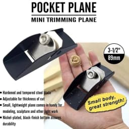 Mini Plane Wood Carpentry Tools Manual Carpenter Planer Aluminum Alloy Planer And Cutting Edge Portable Woodworking Hand Tools