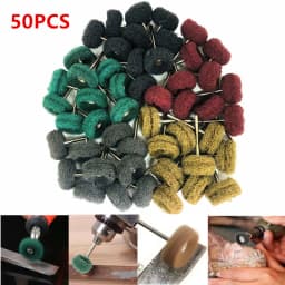 5pcs Mini Drill Abrasive Brush Nylon Buffing Polishing Wheel Dremel Rotary Hand Tool Accessories Set Rust Remover