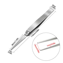 1PC Tweezers Stainless Steel Non-slip Cross Lock Reverse Action Tweezer Save Effort Maintenance Tools