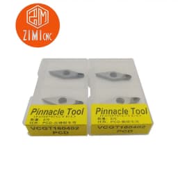 VCGT110302 PCD/VCGT110304 PCD/VCGT160402 PCD/VCGT160404 PCD/VCGT160408 PCD Polycrystalline Diamond Blade Tools Used for Aluminum