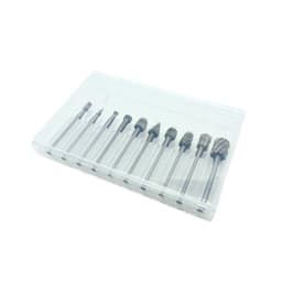 10/20pcs HSS Routing Router Drill Bits Set for Dremel Carbide Rotary Burrs Tools Wood Stone Metal Root Carving Milling Cutter