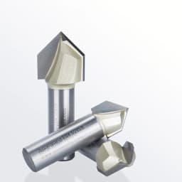 ARDEN Carbide 90 Degree V Bit 1/4" 1/2" Shank V-groove Slotting Router Bit Woodworking Chamfering 3D Engraving for MDF Hardwood