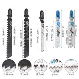 STONEGO 10PCS Reciprocating Saw Blade Jig Saw Blades For Wood/Metal Cutting Woodworking Tools Stonego Power Tool Accessories