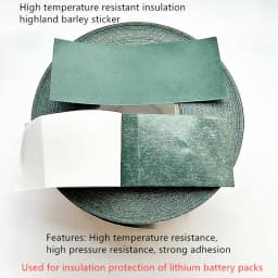 5 Meters/Roll 18650 21700 Lithium Battery Pack Insulation Sticker, Highland Barley Paper Wrapped With Adhesive Backing
