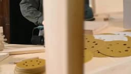 125mm 5 Inch 8 Holes Yellow Sandpaper, Sanding for Discs Grinder Car Woodworking Metal Grinding Disc Abrasive Polishing Tool
