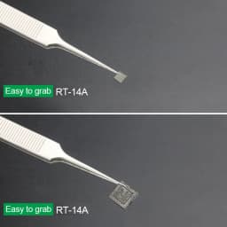 RELIFE RT-14A RT-14SA High Hardness Maintenance Tweezers Anti-Static Straight Curved Phone CPU IC Repair Clips Hand Tool