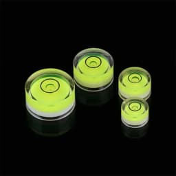 5pcs Round Horizontal Bubble Level High Precision Environmental Bulls Eye Spirit Level Accessories For Measuring Instrume