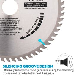 XCAN Circular Saw Blade Diameter 210mm Teeth 24T 48T 60T 80T Wood Cutting Disc Carbide Tipped TCT Saw Blade Woodworking Tools