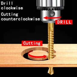 3/6Pcs HSS Hexagon Shank Twist Drill Bits Serrated Grooving Cutting Tap Spiral Saw Wood Metal Plastic Hole Saw Titanium Drill