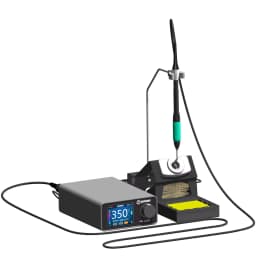 GEEBOON 220W TC22 soldering station compatible with 115/210/245/T12 soldering tip color curve display soldering rework station