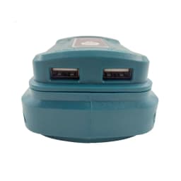 For Makita/HongSong/BoDa/FoGo 18V Li-ion Battery Adapter With LED Lamp Flashlight Dual USB Type C Mobile Phone Charger