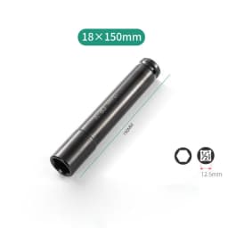 150mm Long Deep Impact 6 Point Wrench Socket Head 1/2" Drive Adapter Antirust Hex Wrench Socket Set 14/17/18/19/21/22/24/27mm