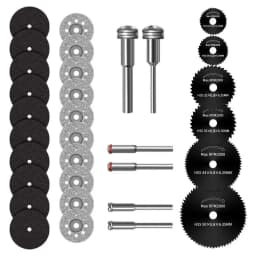 Cutting Discs for Dremel Rotary Tool, 3 Different Saw Blades ,Cutting Wood/Metal/Plastic/Glass/Stone and Make DIY Craft