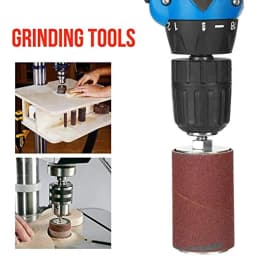 Drum Sanding Kit 20 Pcs Rubber Spindle Sanding Drum Sander Tool Kit Set for Drill Press for Home Improvement Hobbies Carpentry