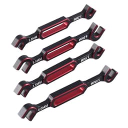 4Pcs/Set Wrench 3/3.2/3.5/3.7/4/5/5.5/6mm Turnbuckle Nut Ball End Joint Remover Universal Tool For RC Car Accessory Repair Tools