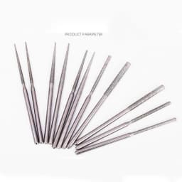 Diamond Coated Tipped 0.4-3mm Drill Bit for Tile Jewellery Glass Drilling Hole Needle Jade Agate Amber Jade Stone Drill