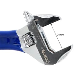 NICEYARD Universal Spanner Mini Nut Key Maximum 24mm Diameter Adjustable Wrench Stainless SteelHand Tools