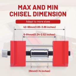 EZARC Chisel Honing Guide Tool, Knife Sharpeners,Chisel Sharpening Jig for Chisels 1/4" to 2-1/2" and Planes 1/4" to 3-7/8"