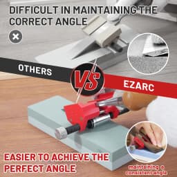 EZARC Chisel Honing Guide Tool, Knife Sharpeners,Chisel Sharpening Jig for Chisels 1/4" to 2-1/2" and Planes 1/4" to 3-7/8"