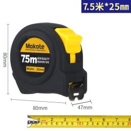 3M/5M/7.5M/10M Metric and Inche Tape Measure Retractable Thickened Wear-Resistant Steel Measuring Tape Household Measuring Tools