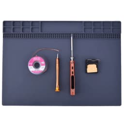 Heat Insulation Silicone Pad Desk Mat Maintenance Platform For BGA Soldering Repair Station Repair Tools Grey/Black/Darkblue