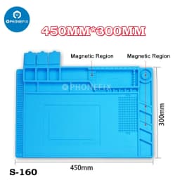 Antistatic Blanket Heat Insulation Thick Durable Silicon Soldering Mat for PC Phone Station Mat BGA Soldering Repair Tool