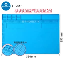 Antistatic Blanket Heat Insulation Thick Durable Silicon Soldering Mat for PC Phone Station Mat BGA Soldering Repair Tool