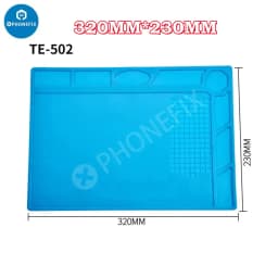 Antistatic Blanket Heat Insulation Thick Durable Silicon Soldering Mat for PC Phone Station Mat BGA Soldering Repair Tool