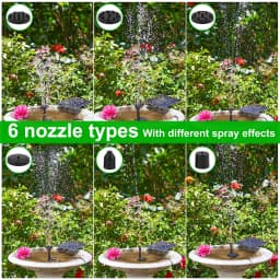 1.5W Panel Brushless Solar Water Pump Monocrystalline Silicon Low Noise Waterfall Fountain Pond Pump Kit Tool Garden Decoration