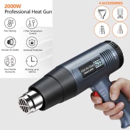 220V Heat Gun 2000W Variable Advanced Electric Hot Air Gun Advanced Hot Air Gun Temperatures Adjustable Electric Heat Gun