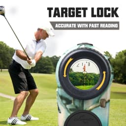 REVASRI Laser Rangefinder 1000M Hunting Range Finder with Type-C Rechargeable Outdoor Target Acquisition Technology Monocular