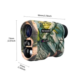 REVASRI Laser Rangefinder 1000M Hunting Range Finder with Type-C Rechargeable Outdoor Target Acquisition Technology Monocular