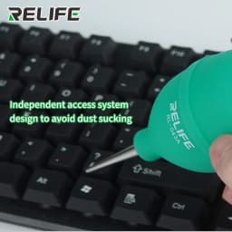 RELIFE 2in1 Phone Repair Dust Cleaner Air Blower Ball Cleaning Pen for Phone PCB PC Keyboard Dust Removing Camera Lens Cleaning