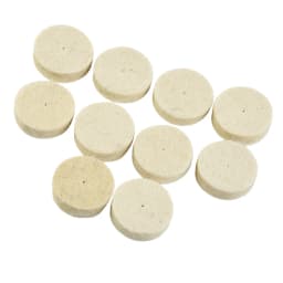 33pcs Wool Felt Polishing Wheel Cloth Buffing Disc Jewelry Mirror Sanding Pads 3mm Shank For Drill Rotary Tool