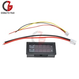 Voktta M4430 DC 100V 200V 10A Electronic Digital Voltmeter Ammeter 0.28'' LED Display Voltage Regulator Volt AMP Meter Tester